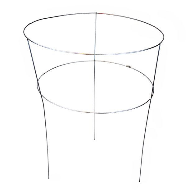 Peony Cage 30 Inch Tall, Top Ring 24 Inch Top Ring Galvanized – 25 per bundle - Plant Cages, Plant Support & Anchors
